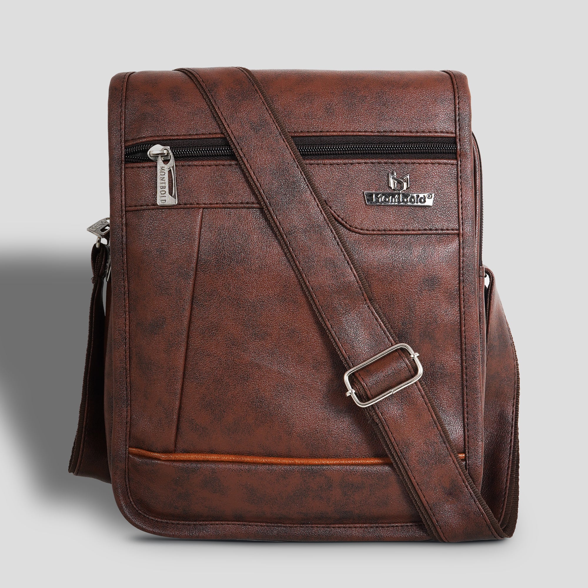 Premium Vegan Leather Sling Bag for Men & Women